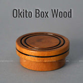 Okito Box – Deluxe Wood ( Half Dollar Size )